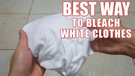 How to Bleach Clothing White