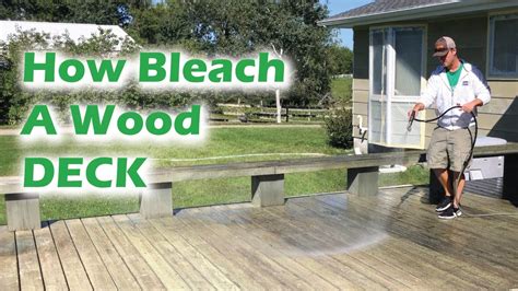 Bleaching A Wood Deck