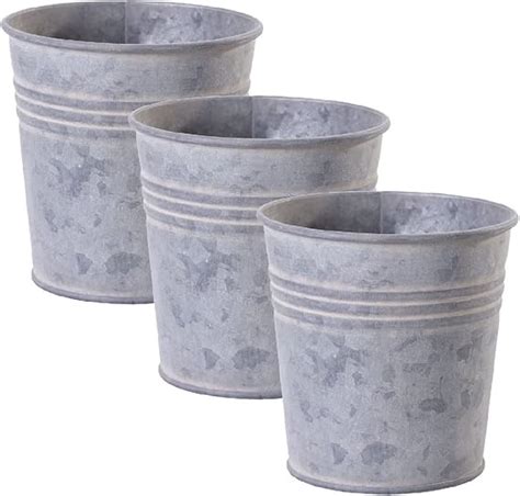 Blumentopf TIMARO, Blech Blumentöpfe für den Garten Garten Nene Home