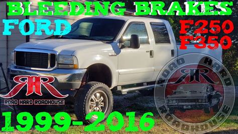 Bleeding Brakes F350