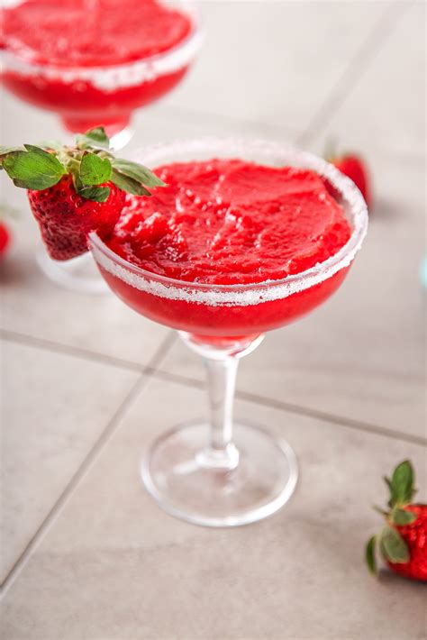 blended strawberry margarita recipe