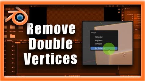 Blender 2.83 Remove Double Vertices