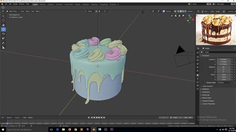 Blender 3D Cake Texture