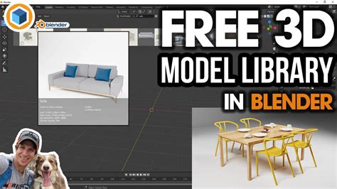 blender 3d models library