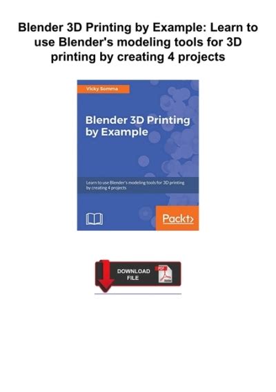 blender 3d printing by example pdf