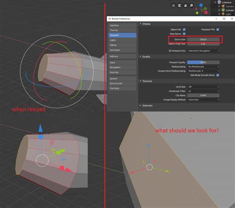 blender 3d size