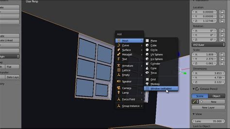 Blender Add Window