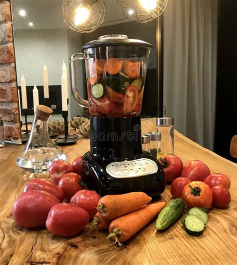 Blender And Vegetables