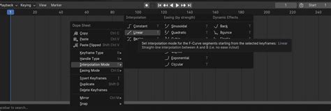 Blender Animation Remove Easing