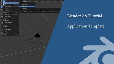 Blender App Template