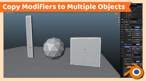 Blender Apply Modifier To Multiple Objects