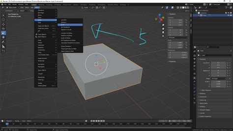 Blender Apply Object Scale
