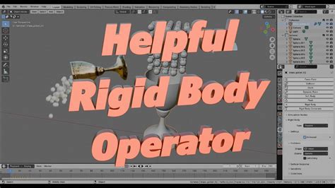 Blender Apply Rigid Body Position