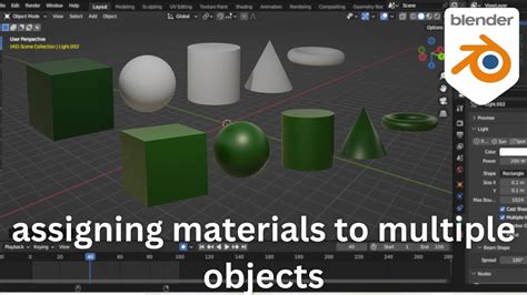 Blender Assign Material To Several Objects