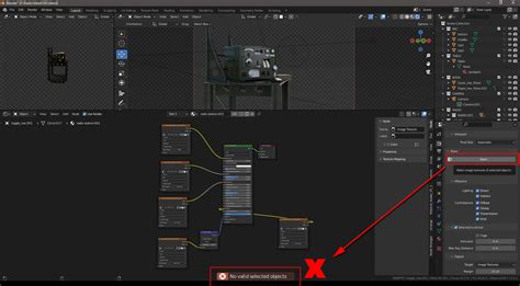 Blender Baking No Valid Selected Object