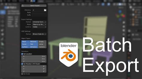 Blender Batch Render Addon