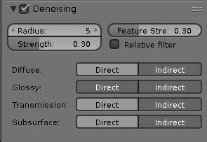 Blender Best Denoise Settings