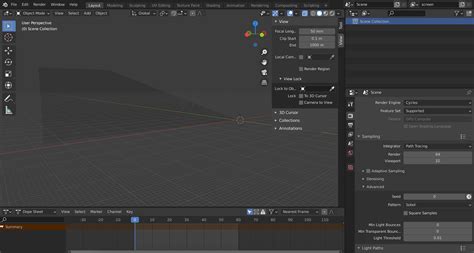 Blender Camera View Grey
