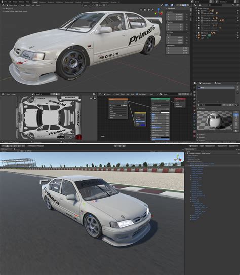 Blender Car For Unity
