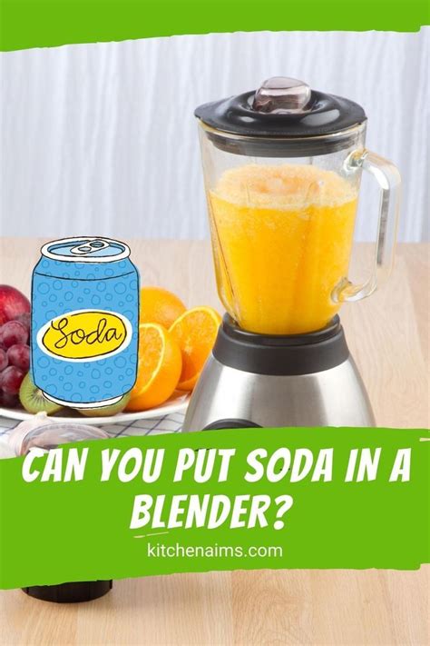 Blender Carbonated Drinks