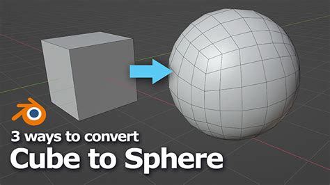 Blender Change Cube To Sphere