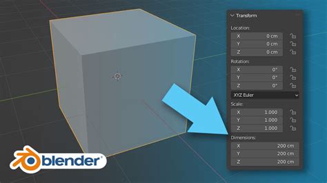 blender change dimensions of cube