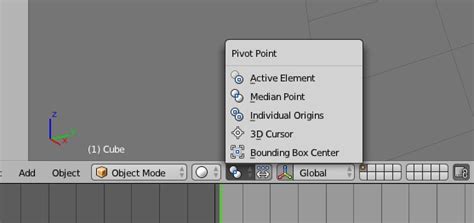 blender change pivot point in edit mode
