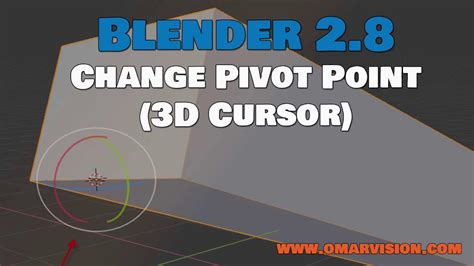 blender change pivot point to 3d cursor