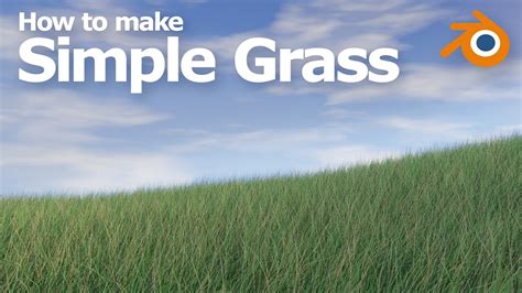 Blender Create Simple Grass