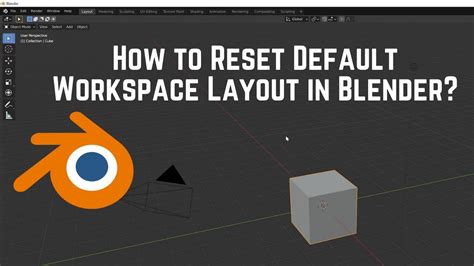 Blender Default Layout