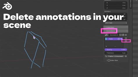 Blender Delete Annotations