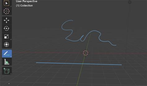 blender draw line between two points