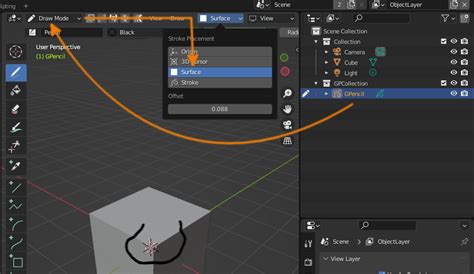 Blender Draw Mode
