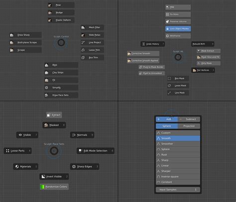 Blender Edit Menu