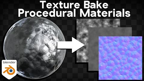 blender export procedural material to texture
