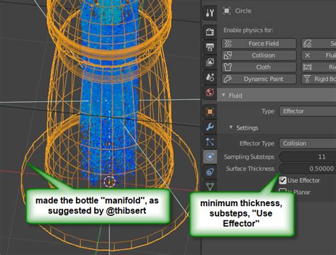 Blender Fluid Not Showing