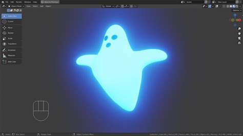 Blender Ghost Object