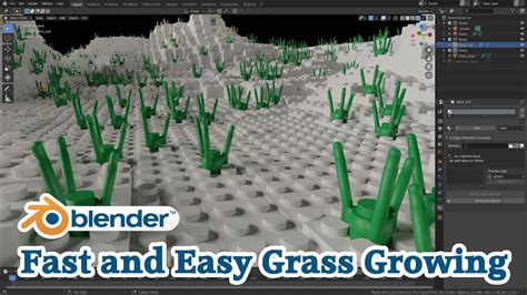 Blender Grass Particle System