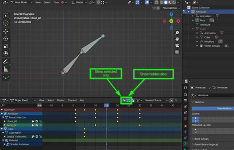 Blender Group Keyframes