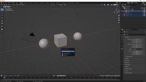 Blender Group Menu