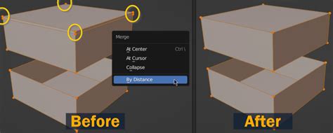 blender how to merge vertices by distance
