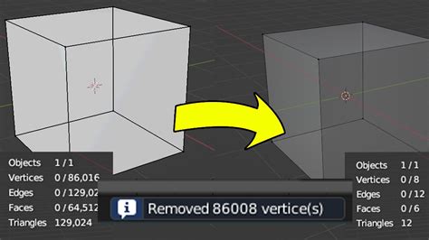 Blender How To Remove Duplicate Vertices