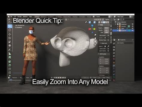 Blender How To Zoom In Closer