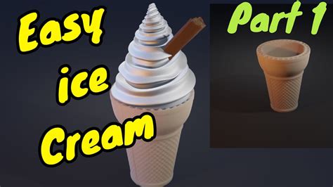 Blender Ice Cream Cone Tutorial
