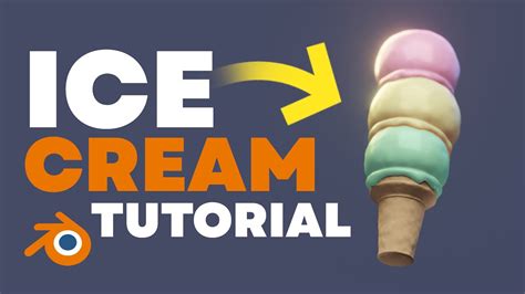 Blender Ice Cream Model