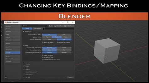 Blender Key Bindings