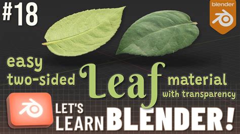 Blender Leaf Material