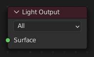Blender Light Output