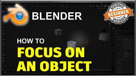 Blender Mac Focus On Object