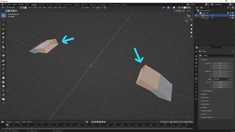 Blender Make One Edge